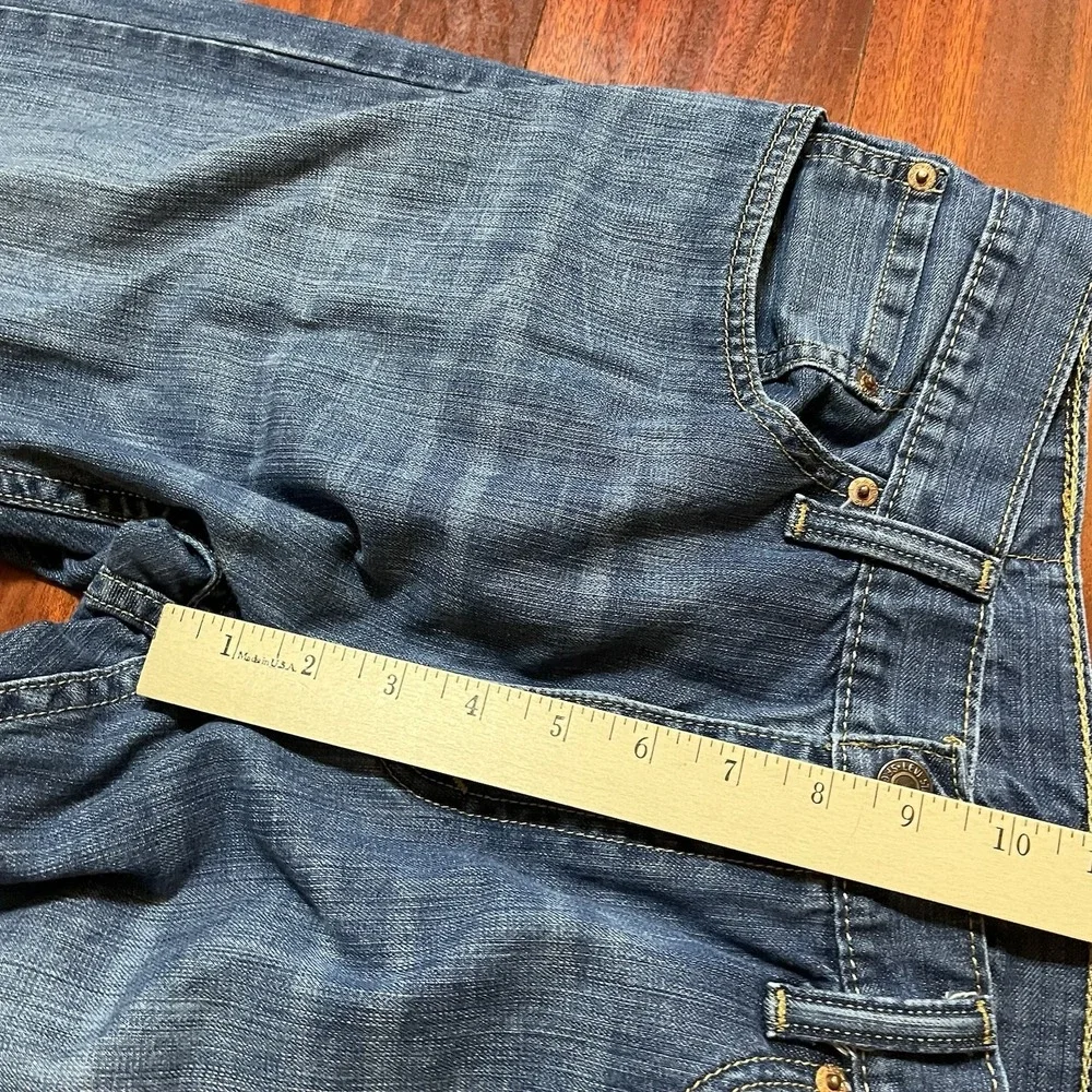 Levi's Jeans Men 33x34 514 Blue Slim Straight Leg Gorpcore Faded Denim Workwear